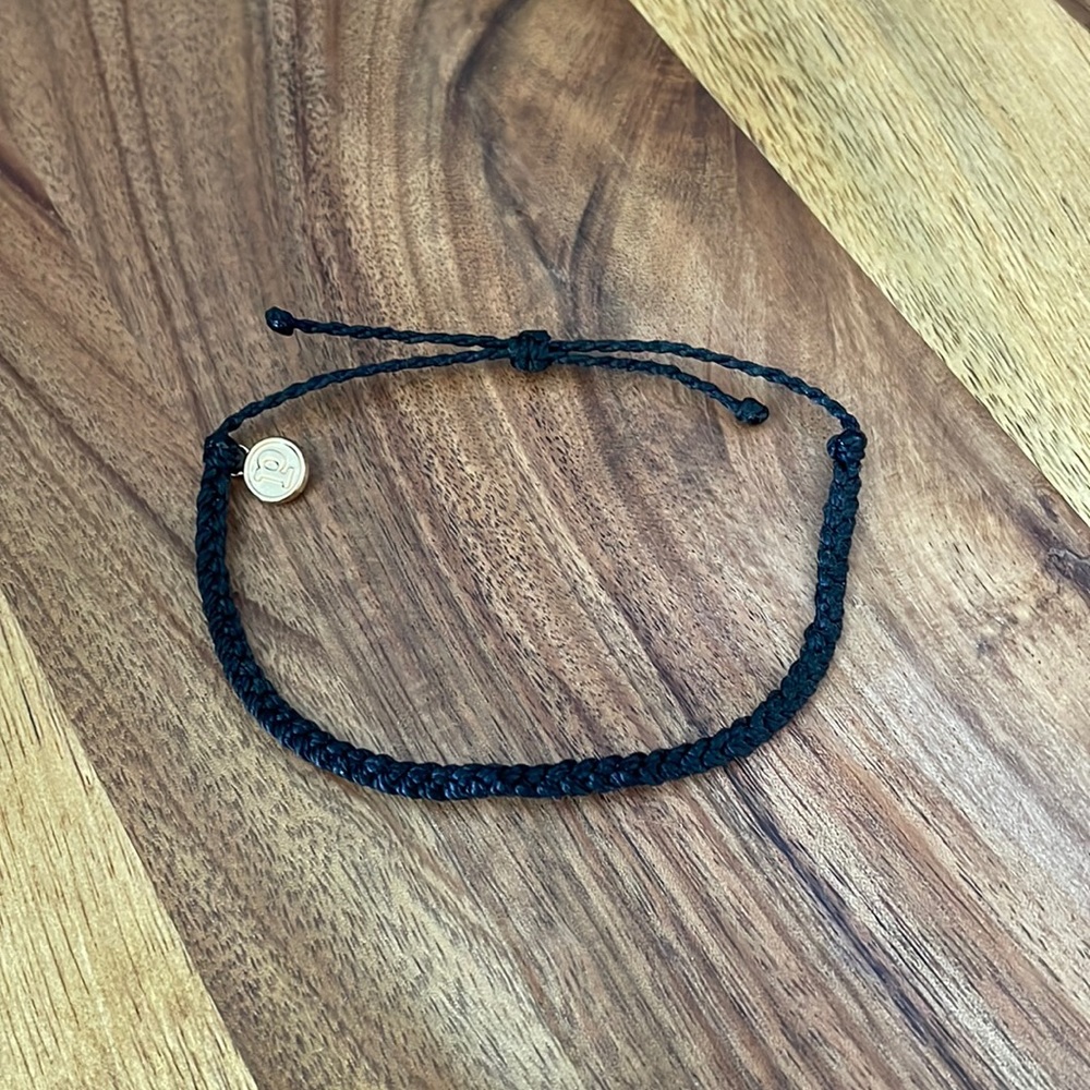 Pura Vida black mini braided bracelet